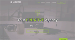 Desktop Screenshot of livelargedesign.com